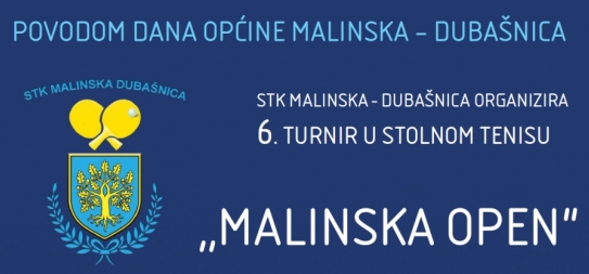 6. MALINSKA OPEN – turnir u stolnom tenisu