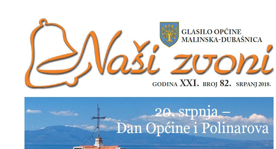 Naši zvoni – novi broj glasila Općine Malinska – Dubašnica