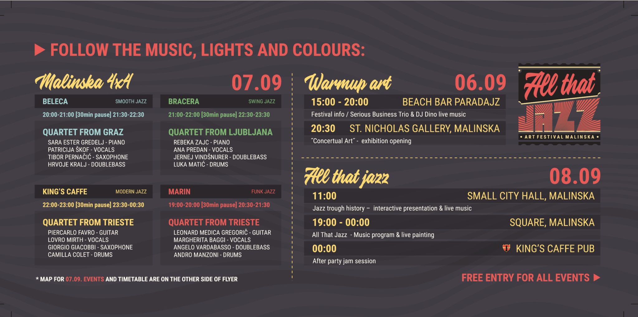 Dobrodošli na All That Jazz art festival od 6. – 8. rujna 2018. godine