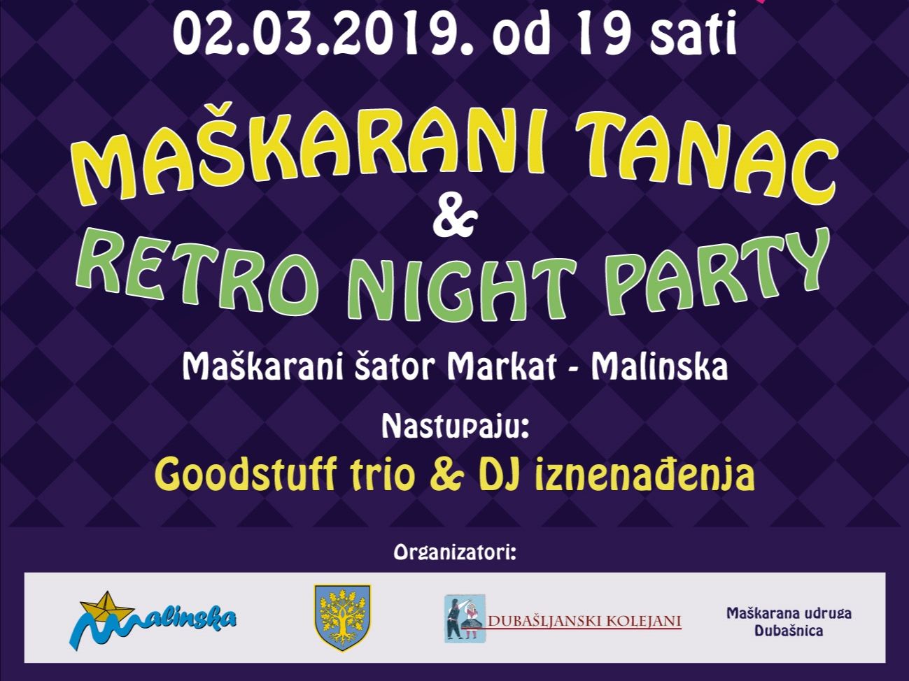 Maškarani tanac & Retro night party