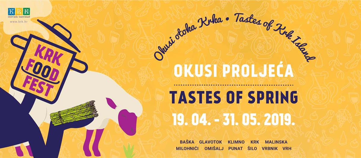 Okusi otoka Krka – okusi proljeća