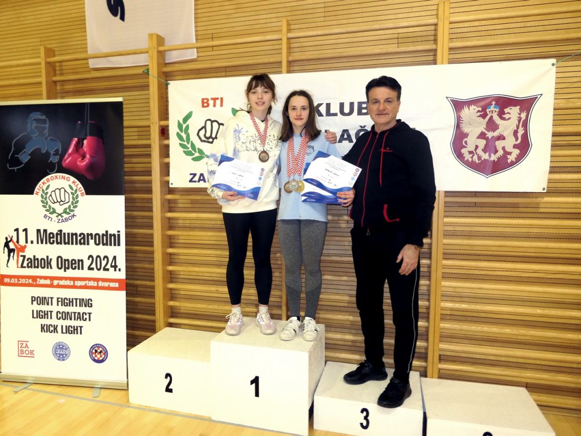 Leoni Petrović zlato, srebro i bronca, Sofii Lojić bronca na međunarodnom turniru u Zaboku