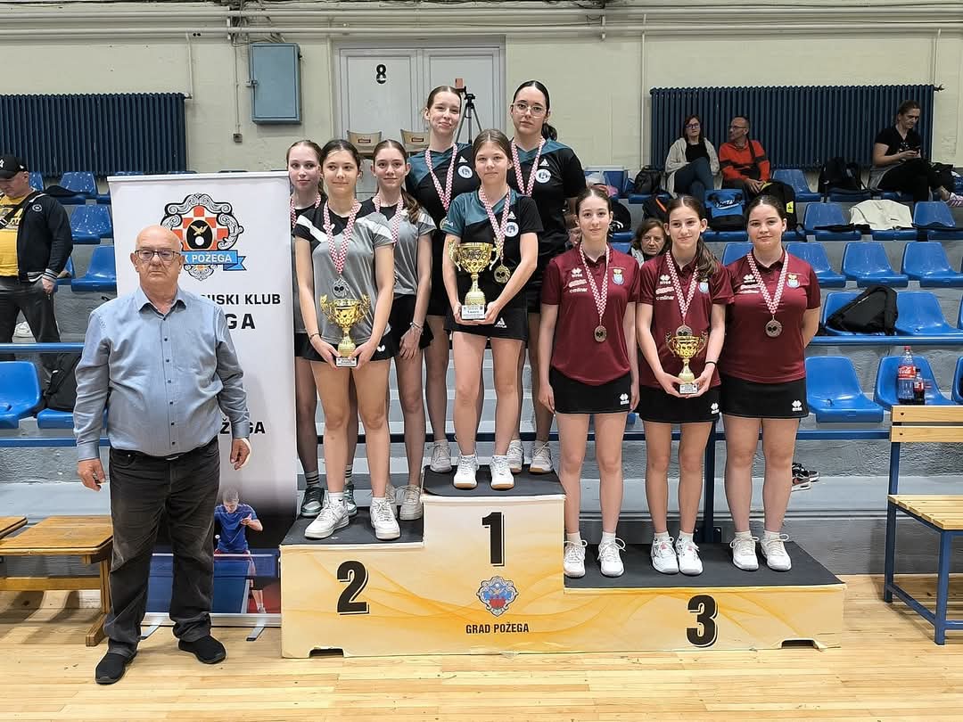 Nastup mladih stolnotenisaša STK Malinska – Dubašnica na Prvenstvu Hrvatske