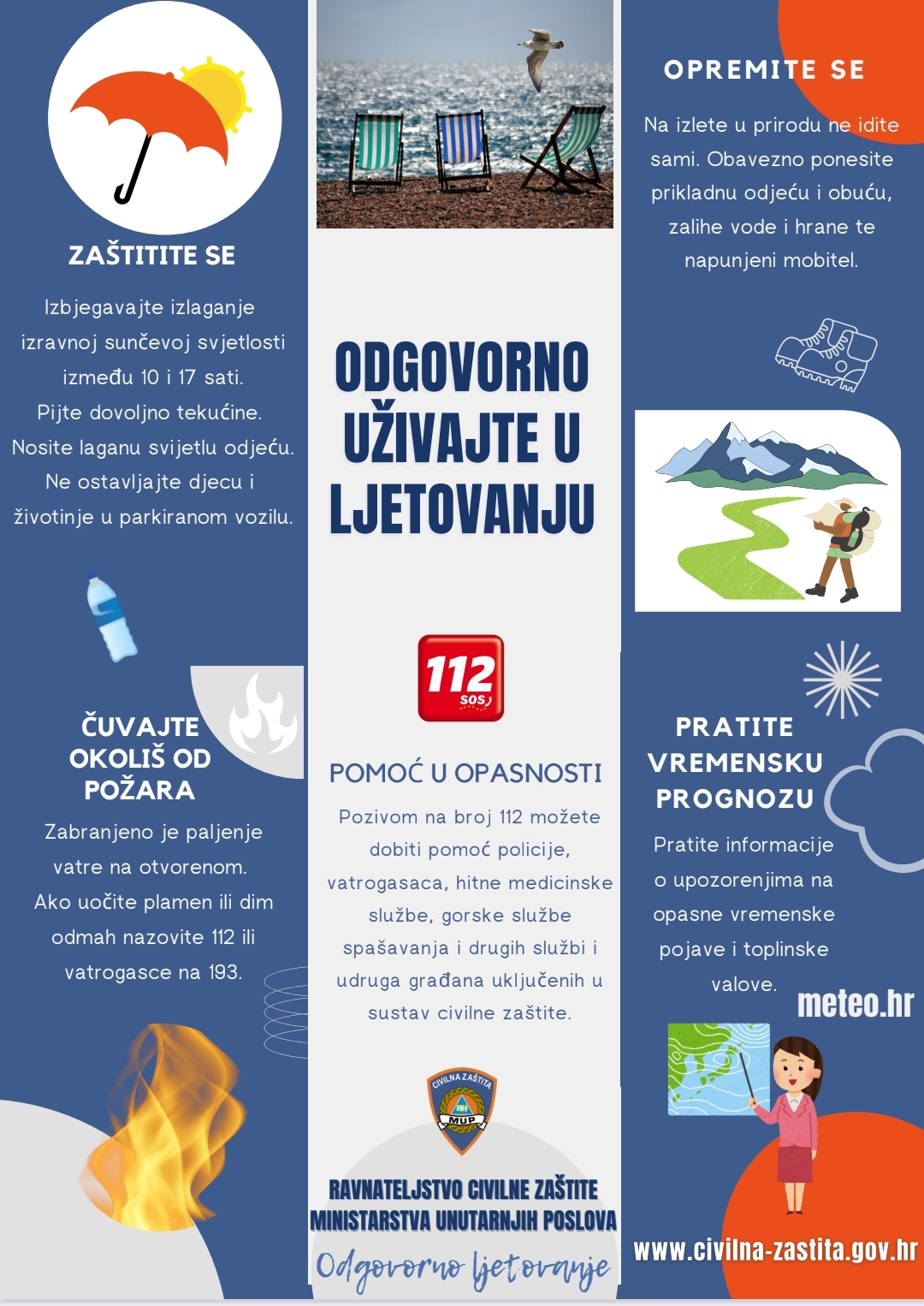 Odgovorno uživajte u ljetovanju