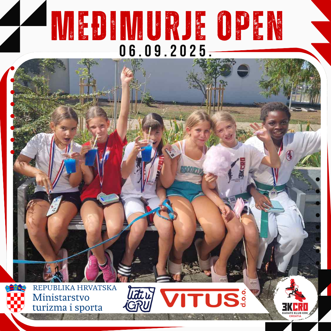 Krčki karatisti u top 10 klubova na Međimurje Open