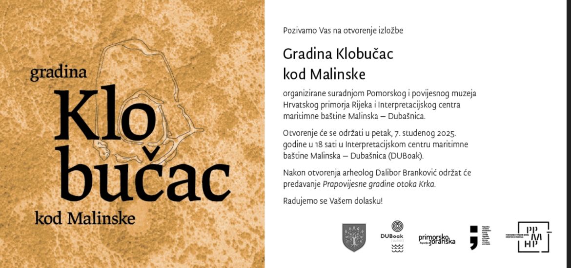 Gradina Klobučac – izložba u DUB-oak interpretacijskom centru maritimne baštine.