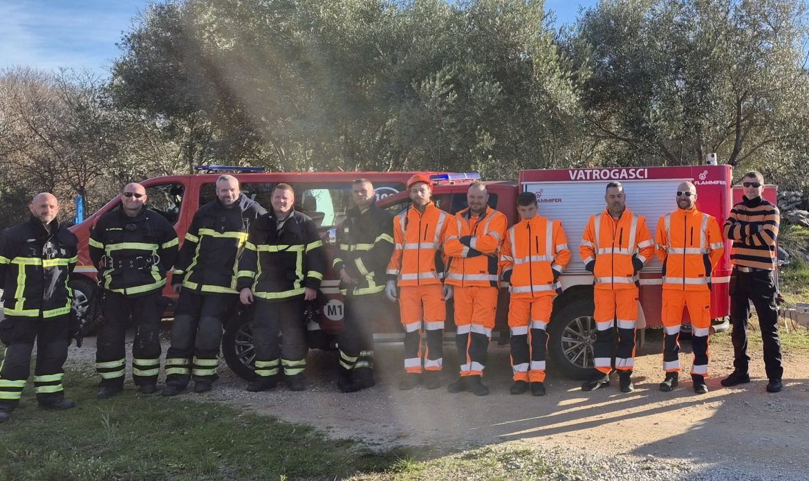 Vježba gašenja požara na otvorenom DVD I CZ Malinska – Dubašnica