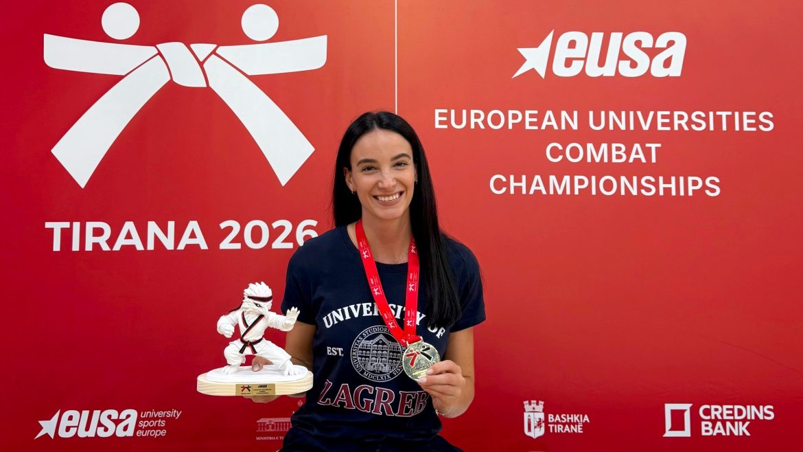Ela Znaor zlatna na EUSA Europskim sveučilišnim borilačkim igrama, Tirana 12.-17.9.2026.