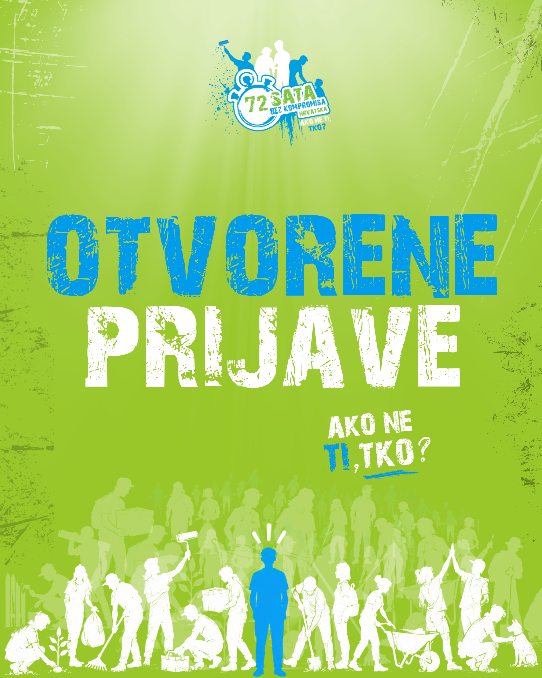 Otvorene prijave za volonterski projekt za mlade _”72 sata bez kompromisa”