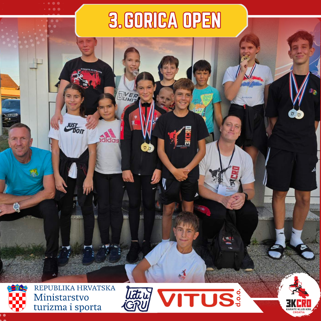 Inicijalni ispit pripreme u karateu na prvom natjecanju sezone – Gorica Open
